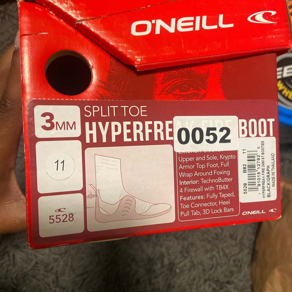 O'Neill Hyperfreak 3MM Split Toe Boot